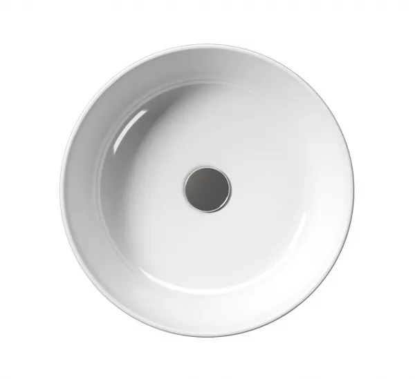 GSI - KUBE X keramické umývadlo na dosku, priemer 45cm, biela ExtraGlaze 942711