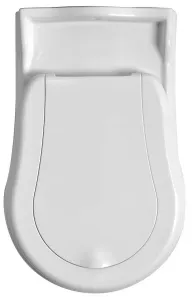 KERASAN - RETRO WC misa 39x61cm, spodný/zadný odpad, biela 101601