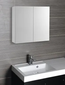 AQUALINE - VEGA galérka 80x70x18cm, biela VG080