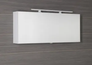 SAPHO - CLOE galérka s LED osvetlením, 120x50x18cm, biela CE120-0030