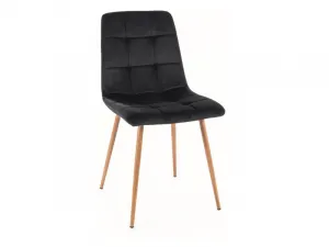 Signal Jedálenská stolička Mila D Velvet Farba: Sivá / Bluvel 14