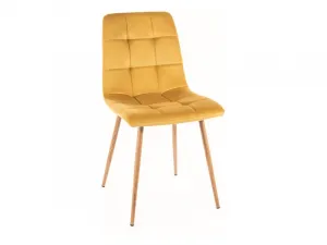 Signal Jedálenská stolička Mila D Velvet Farba: Sivá / Bluvel 14