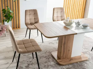 Jedálenská stolička Biola Velvet čierna