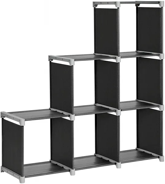 SONGMICS Variabilné kovový regál 6 kociek nosnosť 60 Kg