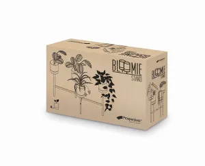 Prosperplast Stojan na kvety BLOOME 81,5 cm biely/čierny