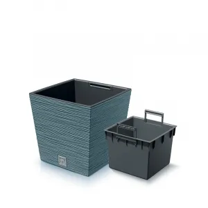 Prosperplast Kvetináč FUSU V modrý, varianta 30 cm
