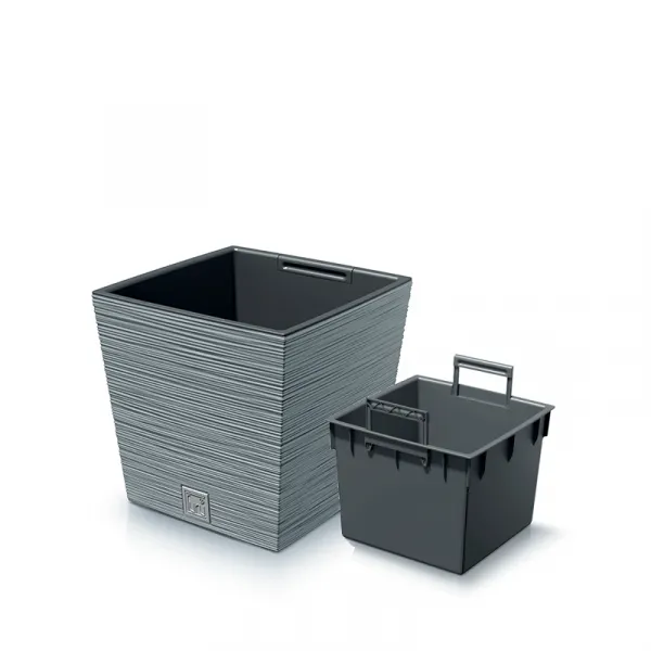 Prosperplast Kvetináč FUSU V betón, varianta 30 cm