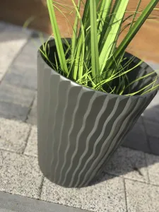 Prosperplast Kvetináč Small Sandy biely, varianta 29,7 cm