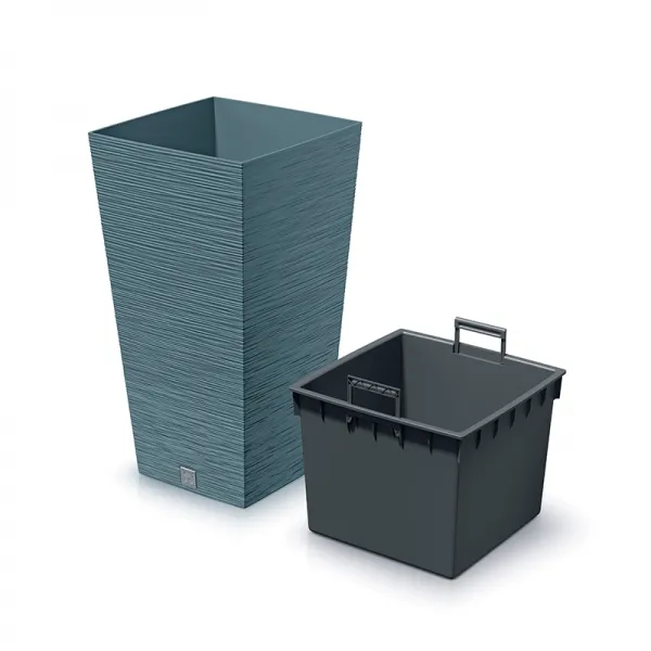 Prosperplast Kvetináč FUSU IV modrý, varianta 20 cm
