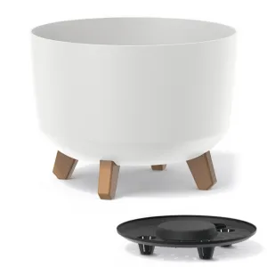 Prosperplast Kvetináč Gracyeen III biely, varianta 33,9 cm