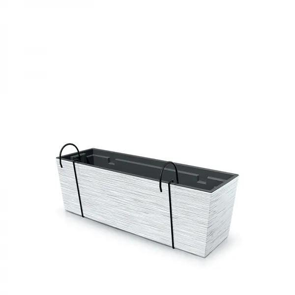 Prosperplast Truhlík FURUSE W biely, varianta 58 cm