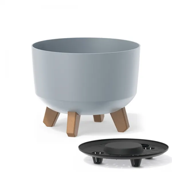 Prosperplast Kvetináč Gracyeen III svetlo sivý, varianta 23,8 cm