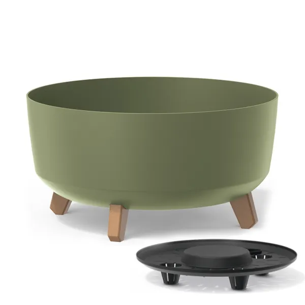 Prosperplast Kvetináč Gracyeen zemito zelený, varianta 38 cm