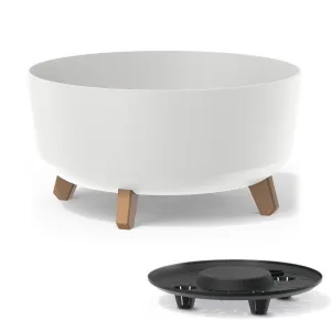 Prosperplast Kvetináč Gracyeen biely, varianta 38 cm
