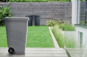Prosperplast Záhradný kontajner s kolieskami Whil antracit, varianta 95 l