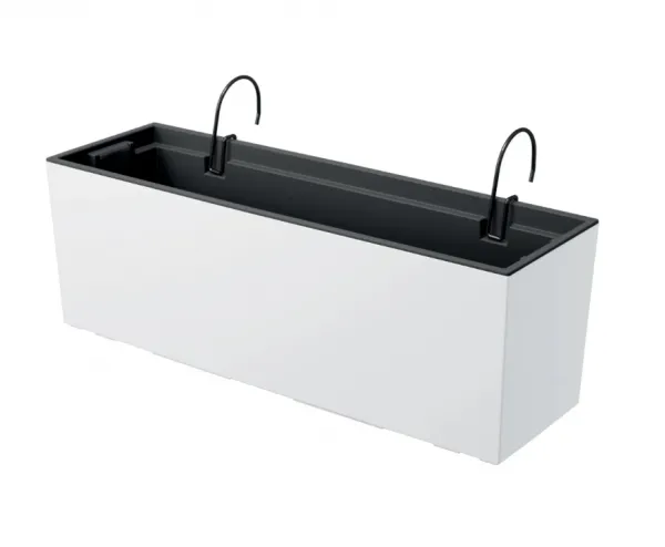 Prosperplast Hrantík CORBI s hákmi a vkladom biely, varianta 58 cm