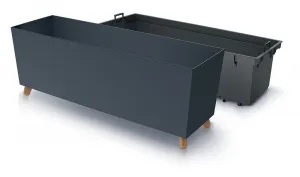 Prosperplast Box s vložkou CORBI IV 77 cm antracitový
