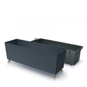 Prosperplast Box s vložkou CORBI IV 77 cm antracitový
