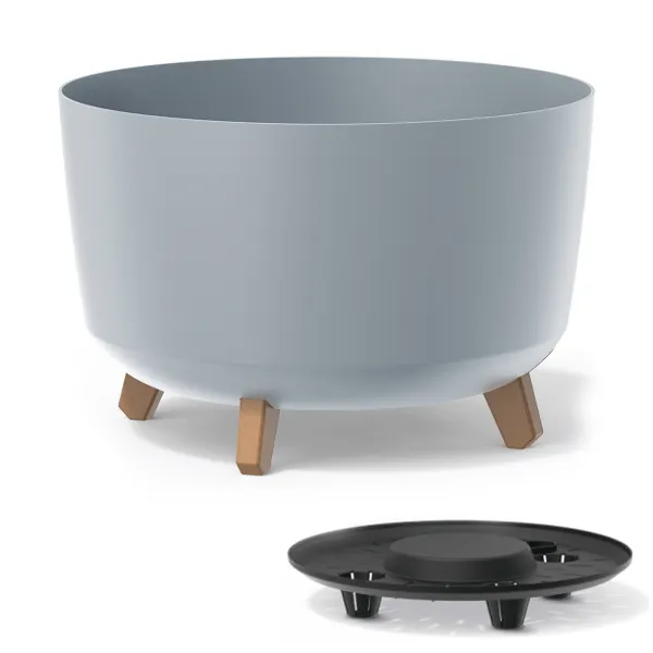 Prosperplast Kvetináč Gracyeen III svetlo sivý, varianta 39 cm