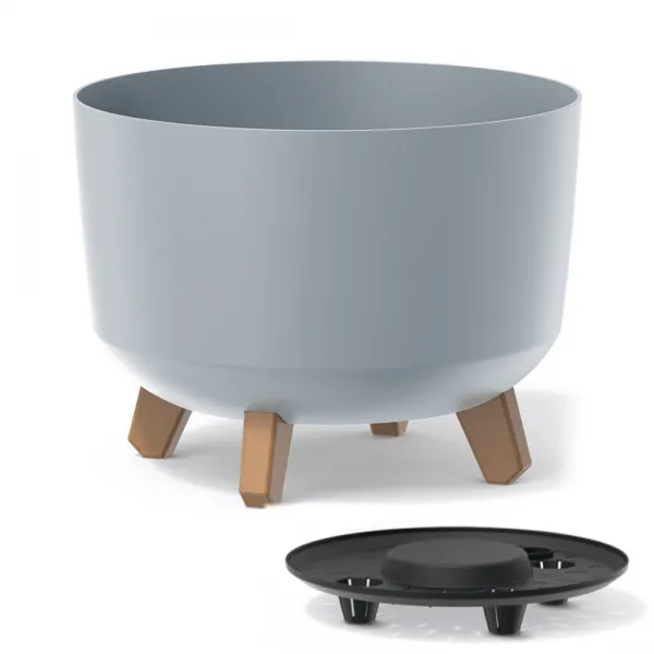 Prosperplast Kvetináč Gracyeen III svetlo sivý, varianta 33,9 cm
