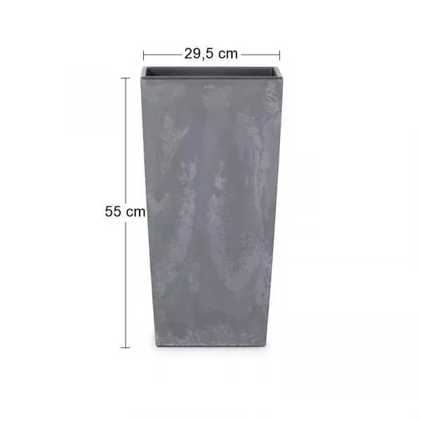 Prosperplast Kvetináč Urbi Special šedý, varianta 29,5 cm