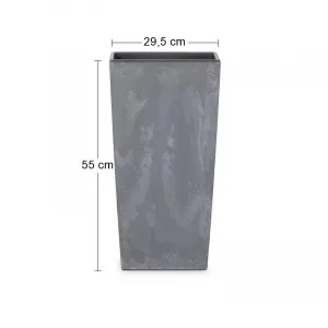 Prosperplast Kvetináč Urbi Special šedý, varianta 29,5 cm