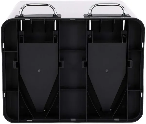 SONGMICS Odpadkový kôš Rubax 2 x 15 L strieborno-čierny