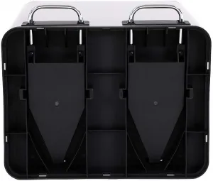 SONGMICS Odpadkový kôš Rubax 2 x 15 L strieborno-čierny
