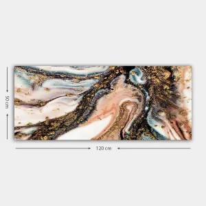 Hanah Home Obraz Zlatý lesk 120x50 cm