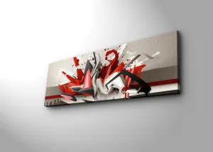 Hanah Home Obraz s led osvetlením Graffiti 90x30 cm