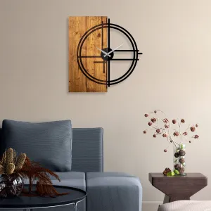 Hanah Home Nástenné hodiny Symfony 56x58 čierne