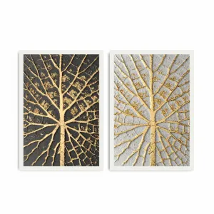 Hanah Home Dvojdielny obraz  Home Leaves 35x50 cm