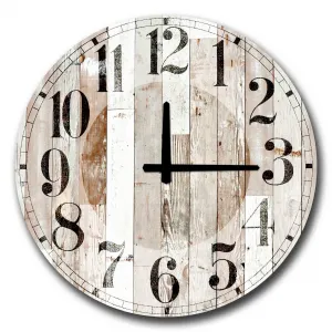 Hanah Home Nástenné hodiny Vintage 50 cm viacfarebné
