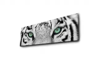 Hanah Home Obraz s led osvetlením White Tiger 90x30 cm