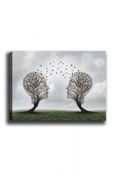Wallity Obrázok FACES OF TREES 70 x 100 cm