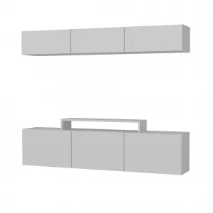 Kalune Design Obývací stěna LINIE 180 cm bílá