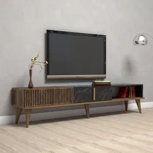 ASIR TV stolík MILAN orech čierny