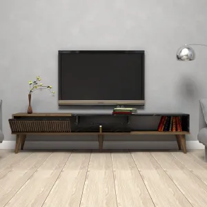 ASIR TV stolík MILAN orech čierny