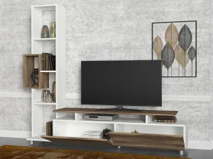 ASIR TV stolík TULIP biely orech