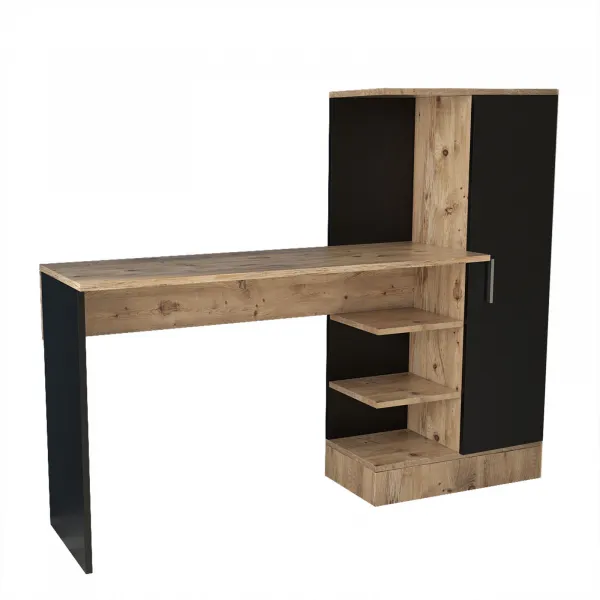 ASIR Stôl TELE borovica atlantic black