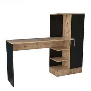 ASIR Stôl TELE borovica atlantic black