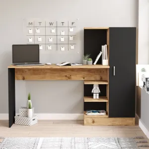 ASIR Stôl TELE borovica atlantic black