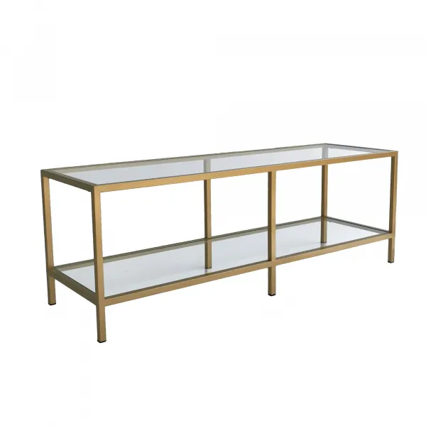 Hanah Home TV stolík Basic zlatý