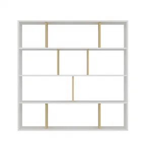 Hanah Home Knižnica Hodbi 145,2 cm biela
