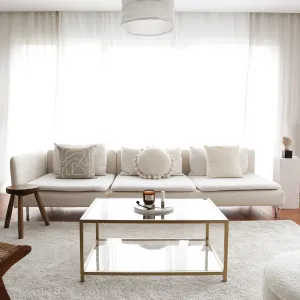 Hanah Home Konferenčný stolík Astro zlatý