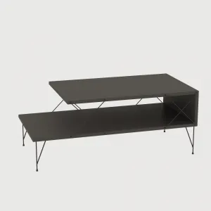Hanah Home Konferenčný stolík Loire 100 cm antracit