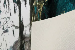 Conceptum Hypnose Koberec Dark Marble 80x200 cm modrý