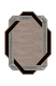 Conceptum Hypnose Koberec Octagon 120x180 cm hnedý