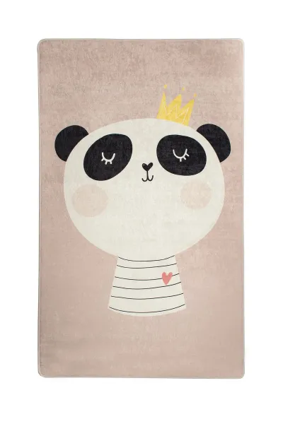 Conceptum Hypnose Detský koberček King Panda 140x190 cm ružový