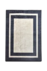 Conceptum Hypnose Koberec Black Frame 80x150 cm biely/ čierny